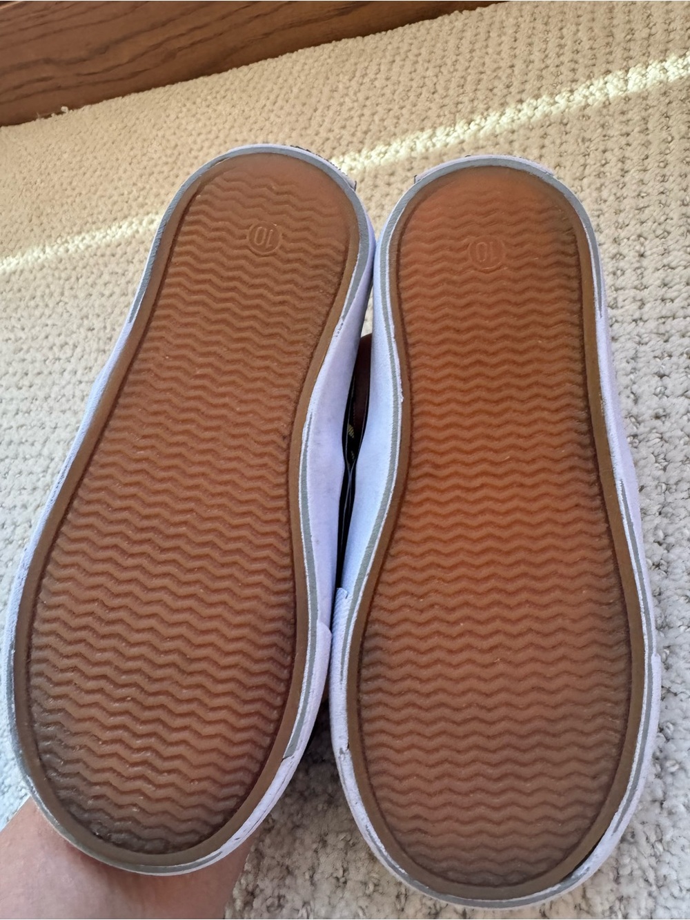 Kids Slip-On Checkerboard Shoes in Multi-Color and Navy - Picture 5 of 7